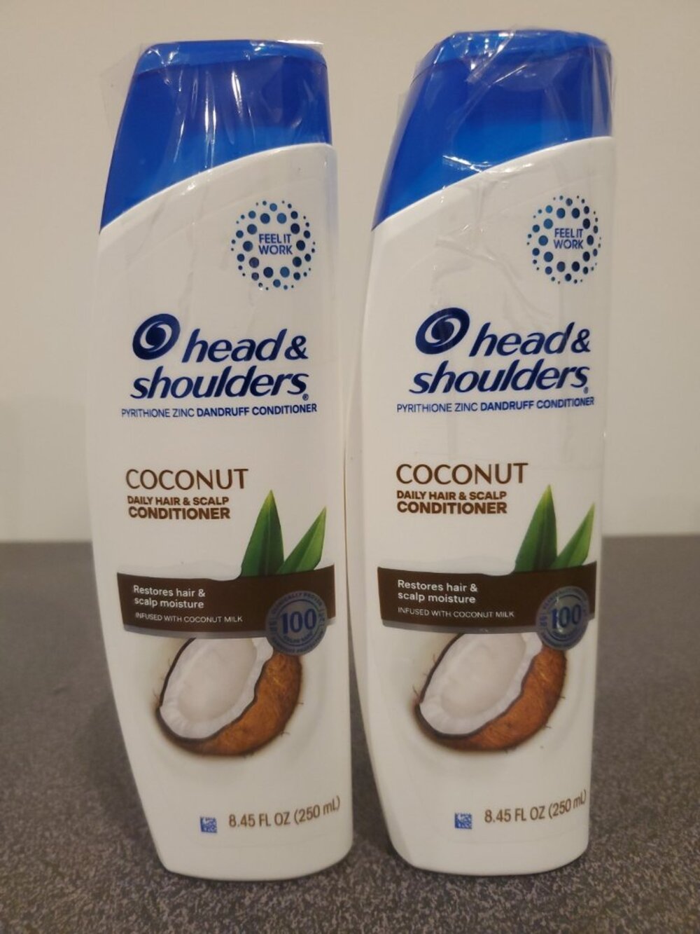 2 PACK Head and Shoulders Coconut Fresh Anti-Dandruff CONDITIONER 10.9 fl oz